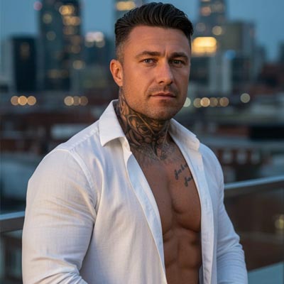 male stripper Alex
